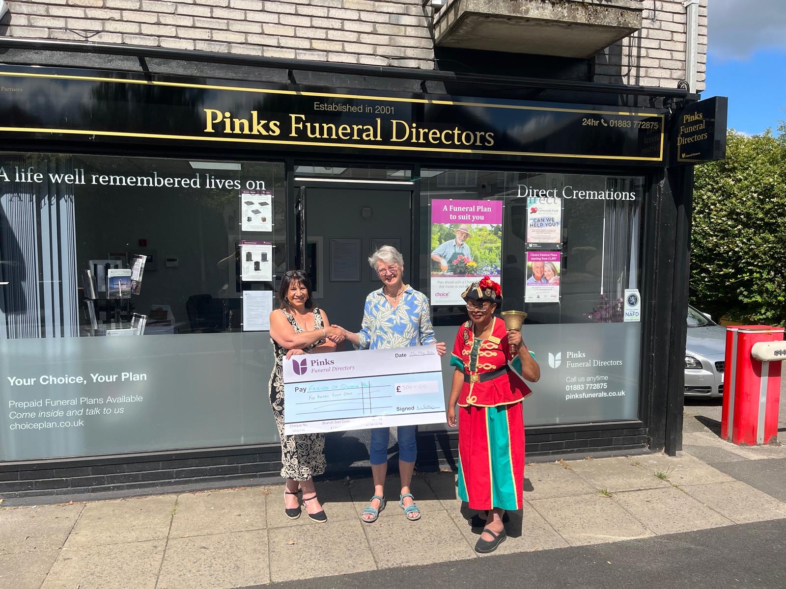 Queen’s Park Receives Support from Pinks Funeral Directors Community Fund